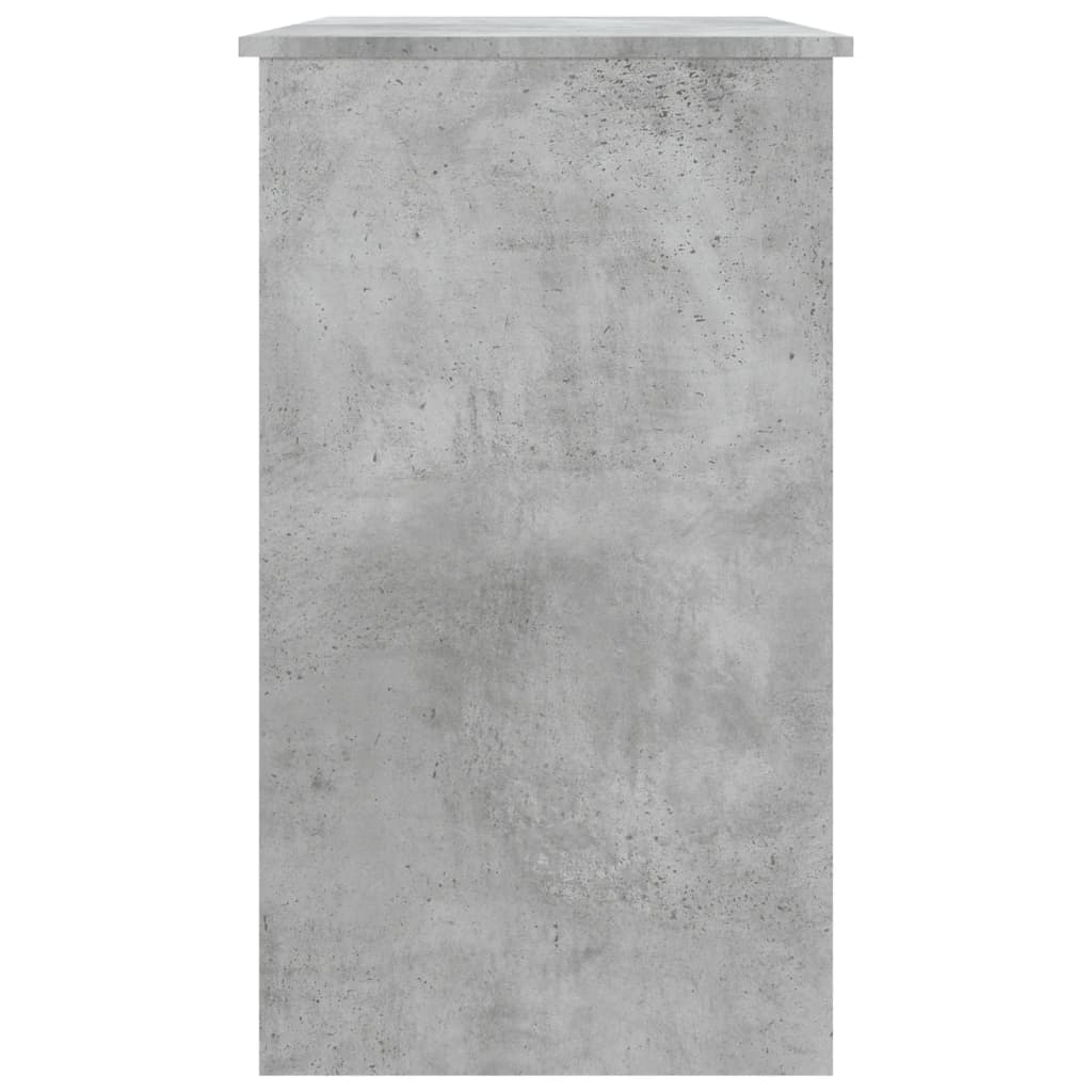 Bureau Gris béton 90x45x76 cm Bois d’ingénierie Bureaux vidaXL   
