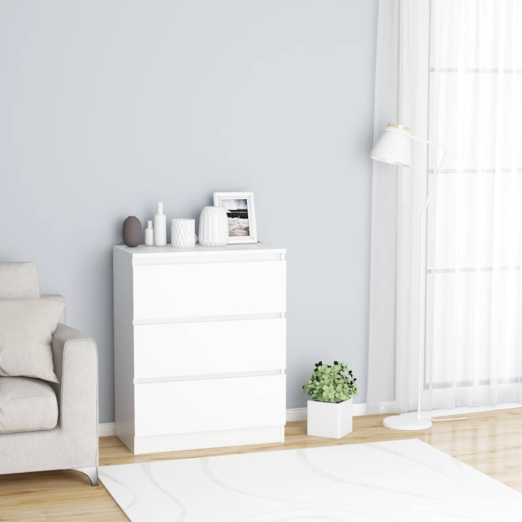 Buffet Blanc 60x35x76 cm Bois d'ingénierie - XIOS