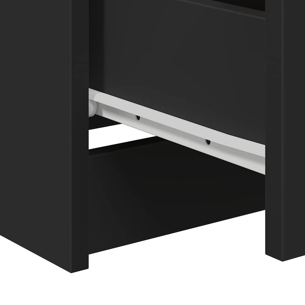 Buffet Noir 60x35x76 cm Bois d'ingénierie - XIOS