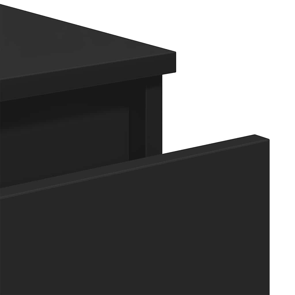 Buffet Noir 60x35x76 cm Bois d'ingénierie - XIOS