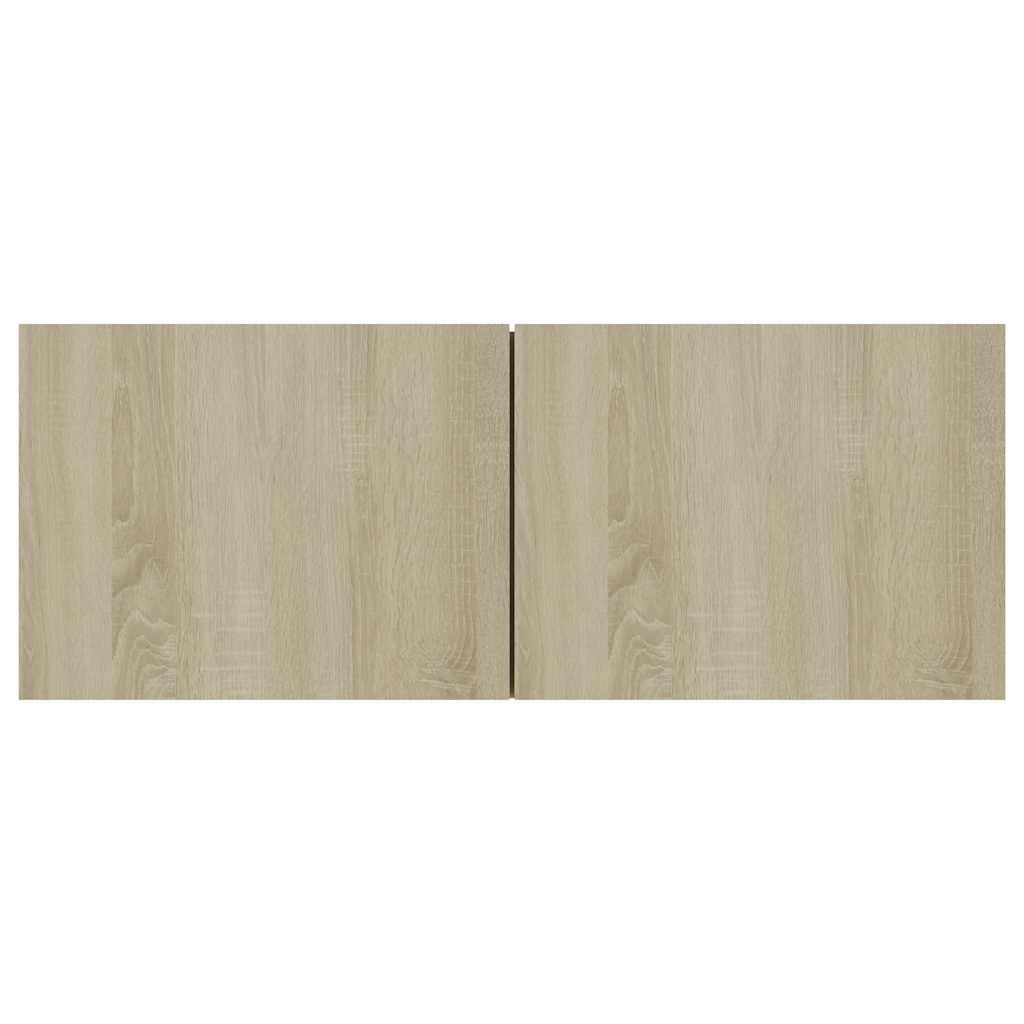 Meuble TV Chêne sonoma 80x30x30 cm Bois d’ingénierie - XIOS