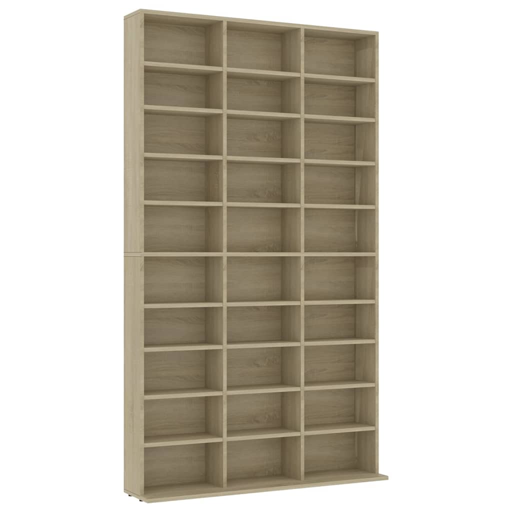 Armoire à CD Chêne sonoma 102x16x177,5 cm Bois d'ingénierie - XIOS