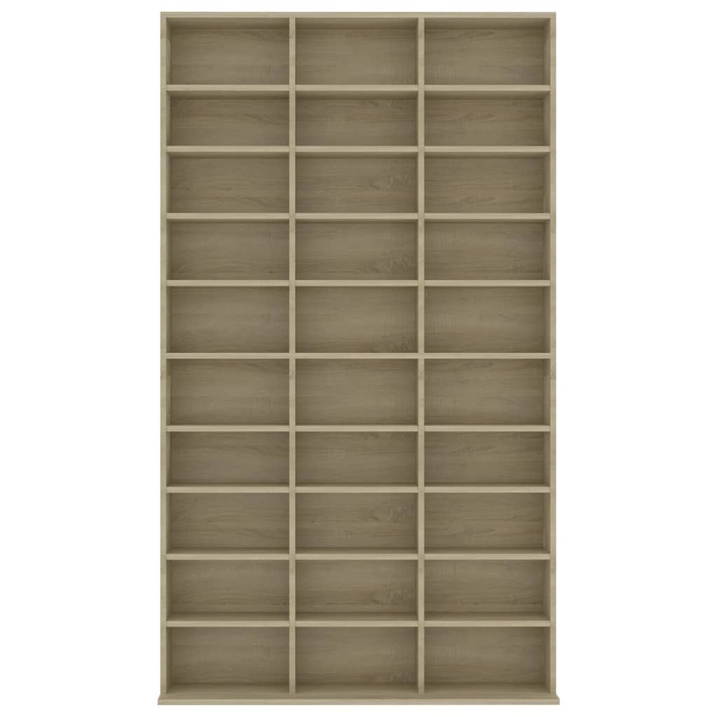 Armoire à CD Chêne sonoma 102x16x177,5 cm Bois d'ingénierie - XIOS