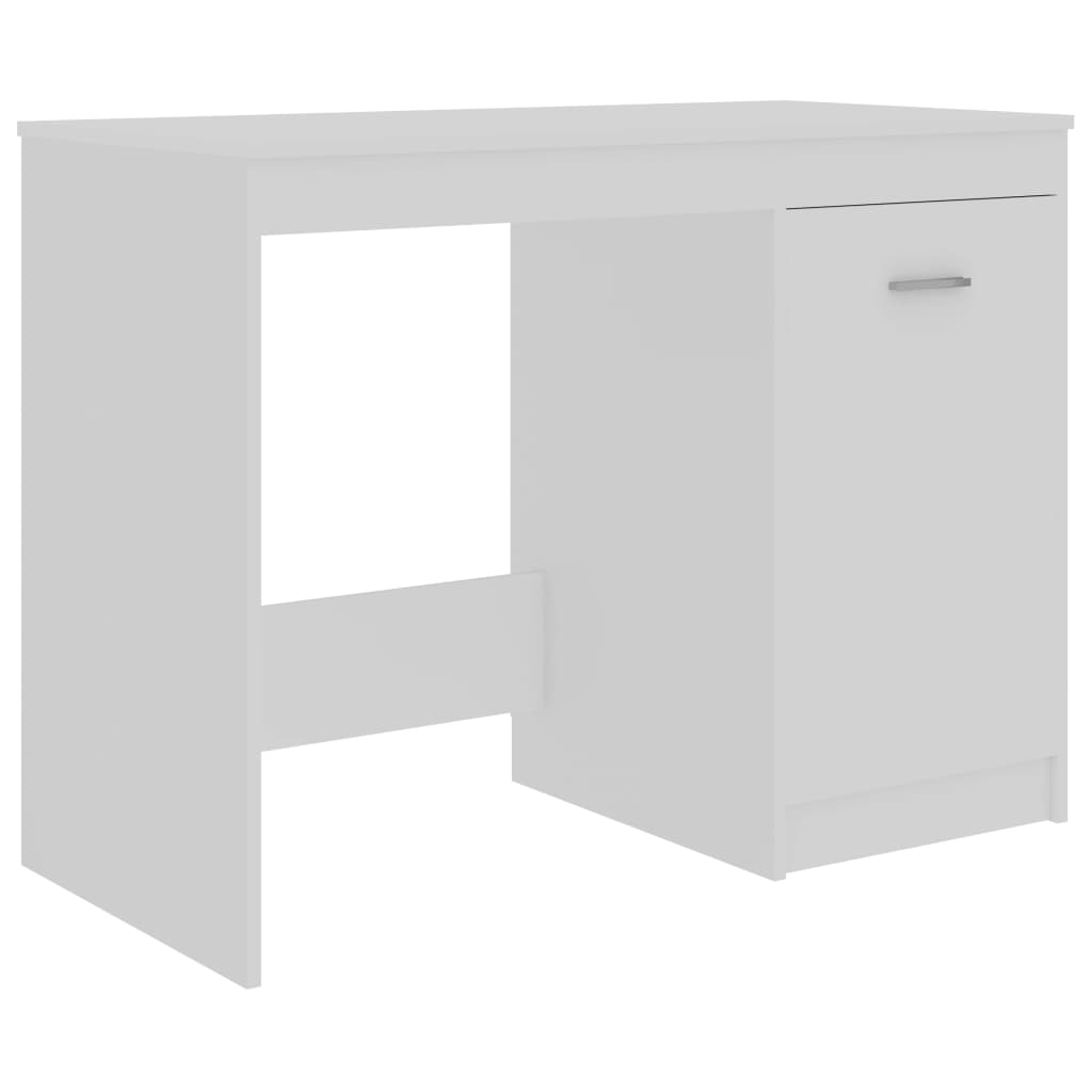 Bureau Blanc 100x50x76 cm Bois d'ingénierie Bureaux vidaXL