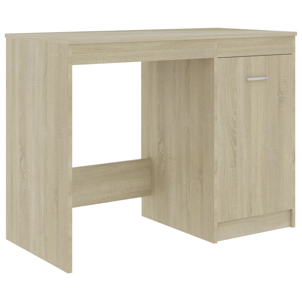 Bureau Chêne sonoma 100x50x76 cm Bois d’ingénierie Bureaux vidaXL