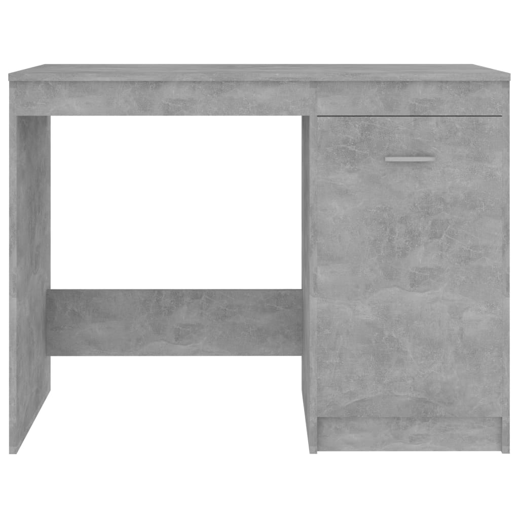 Bureau Gris béton 100x50x76 cm Bois d'ingénierie Bureaux vidaXL