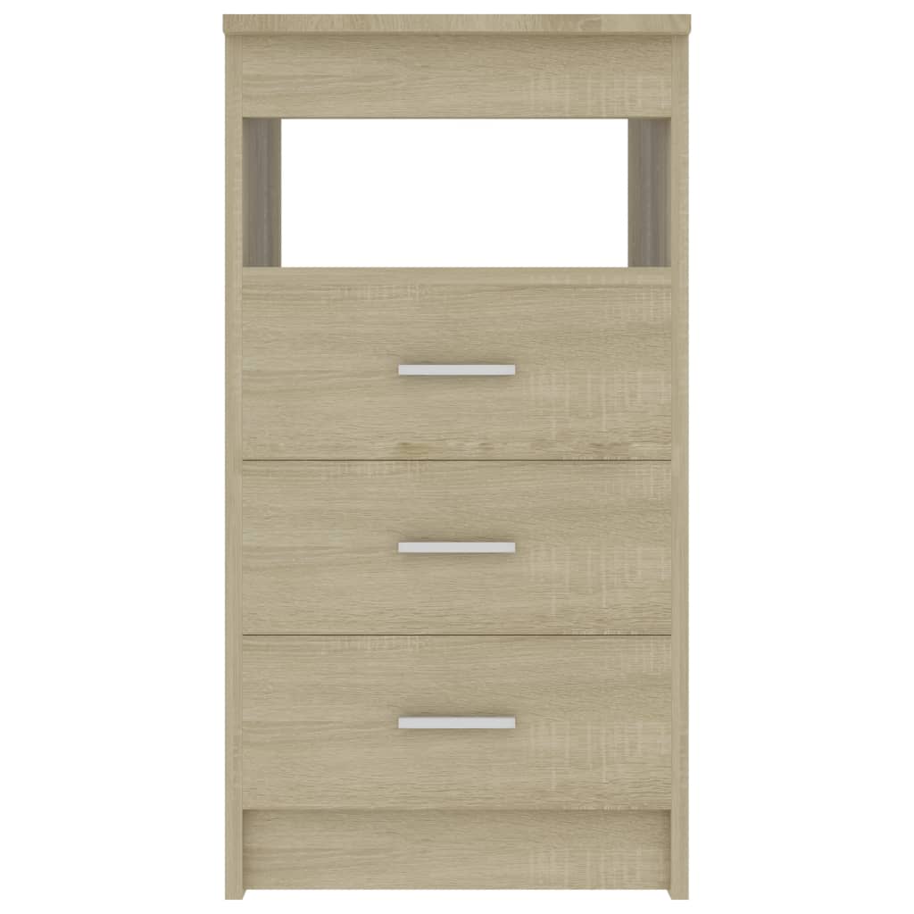 Armoire à tiroirs Chêne sonoma 40x50x76 cm Bois d'ingénierie