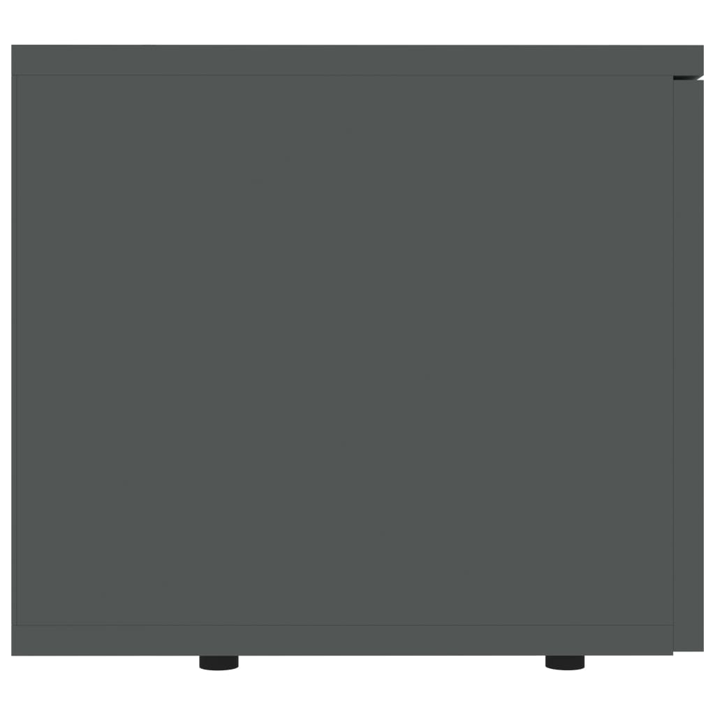 Meuble TV Noir 80x34x30 cm Bois d'ingénierie - XIOS