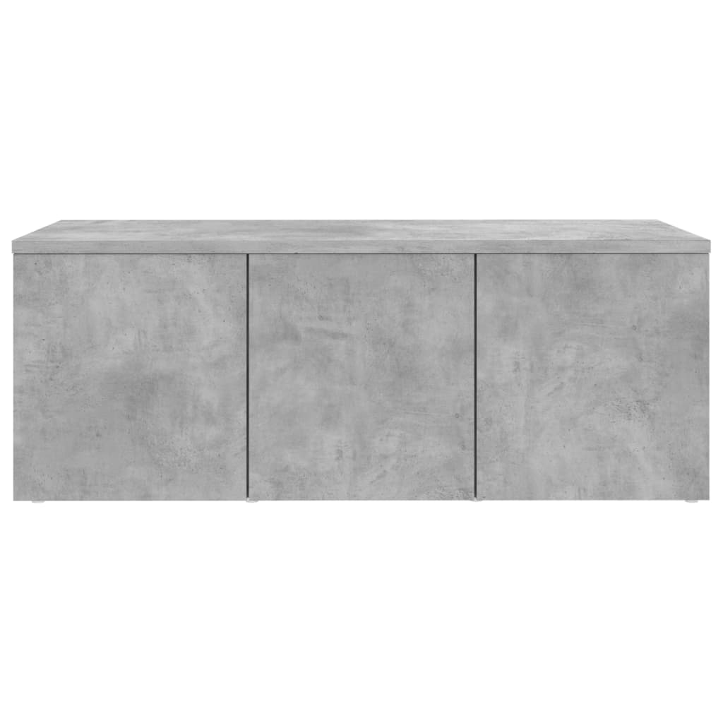 Meuble TV Gris béton 80x34x30 cm Bois d'ingénierie - XIOS
