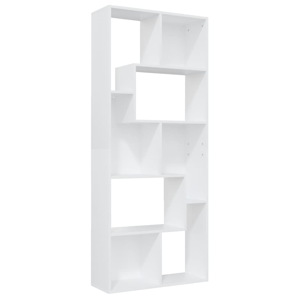 Bibliothèque Blanc 67x24x161 cm Bois d'ingénierie - XIOS