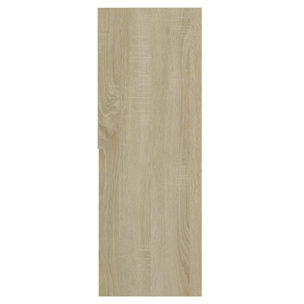 Bibliothèque Chêne sonoma 67x24x161 cm Bois d'ingénierie - XIOS