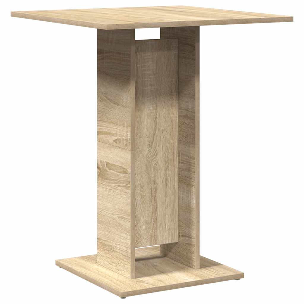 Table de bistro Chêne sonoma 60x60x75 cm Bois d'ingénierie - XIOS