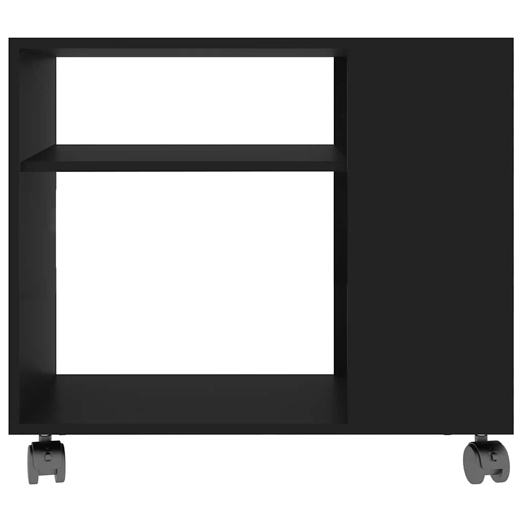Table d'appoint Noir 70x35x55 cm Bois d'ingénierie - XIOS
