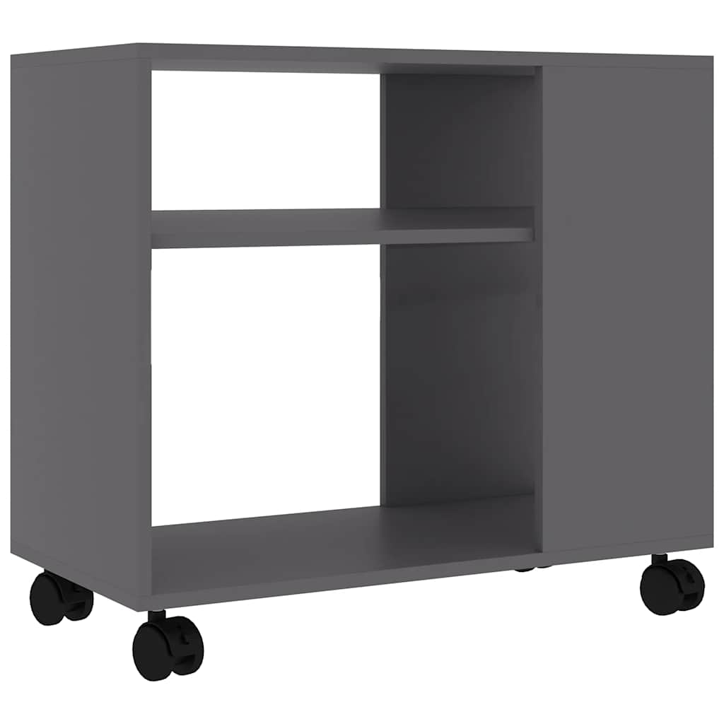 Table d'appoint Gris 70x35x55 cm Bois d'ingénierie - XIOS