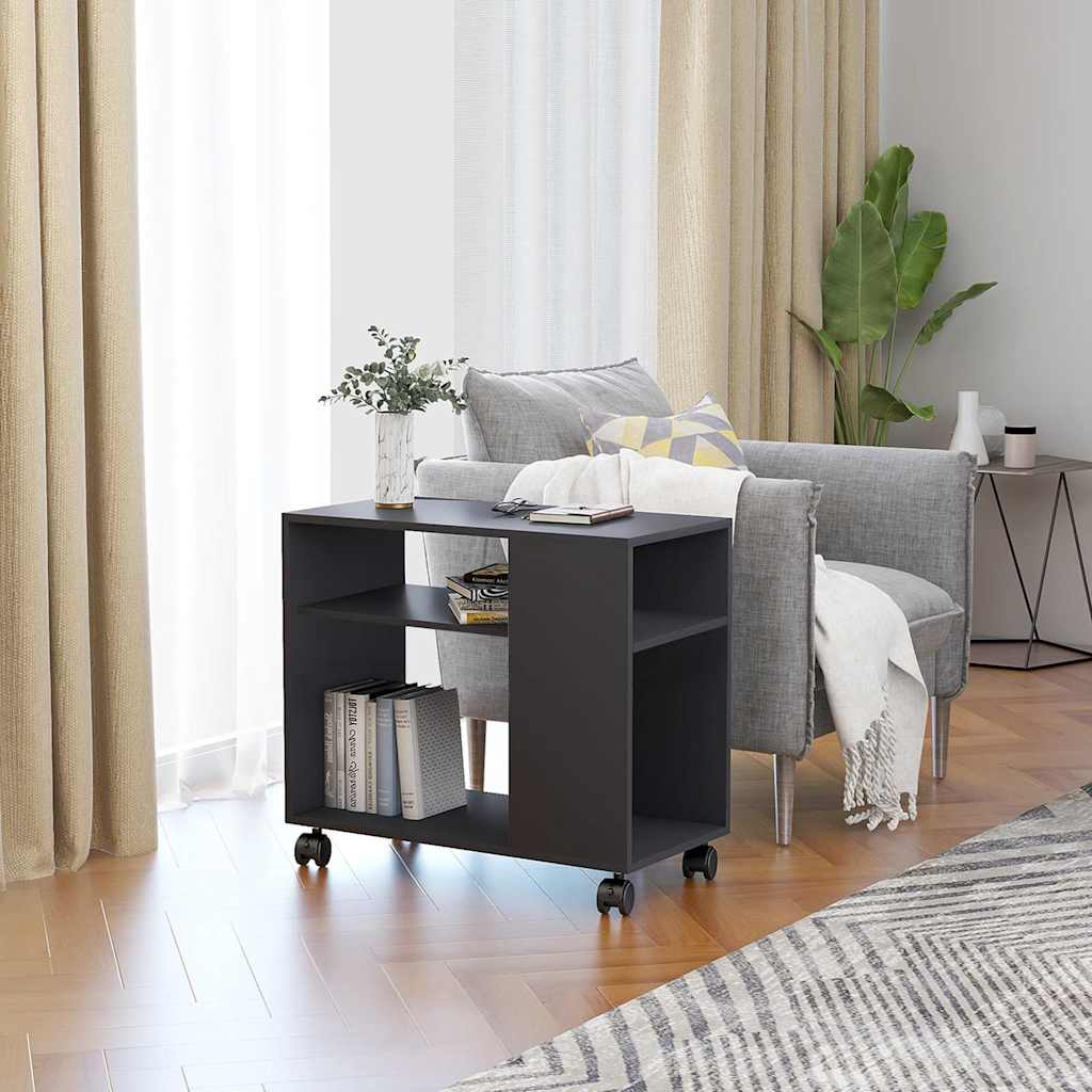 Table d'appoint Gris 70x35x55 cm Bois d'ingénierie - XIOS