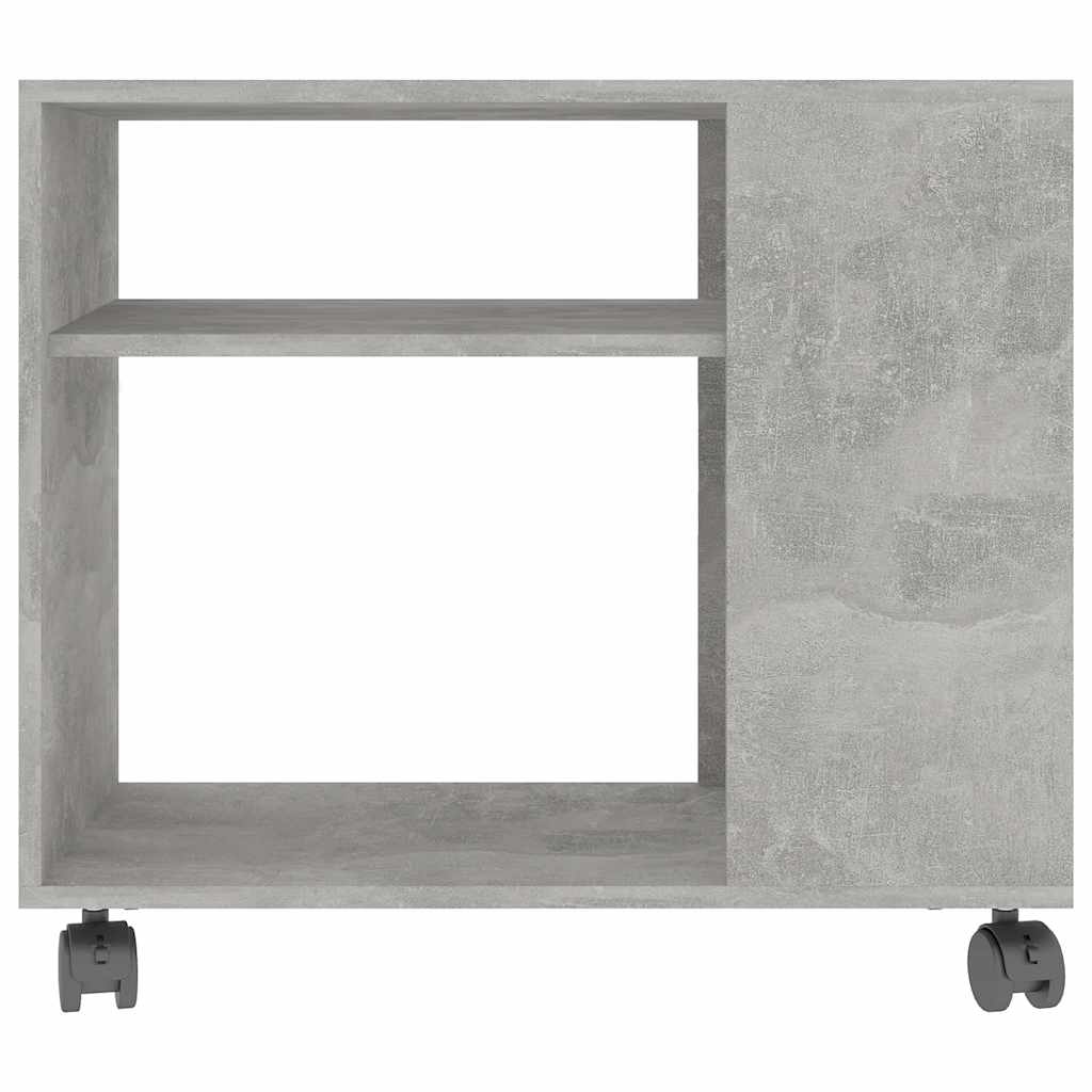 Table d'appoint Gris béton 70x35x55 cm Bois d'ingénierie - XIOS