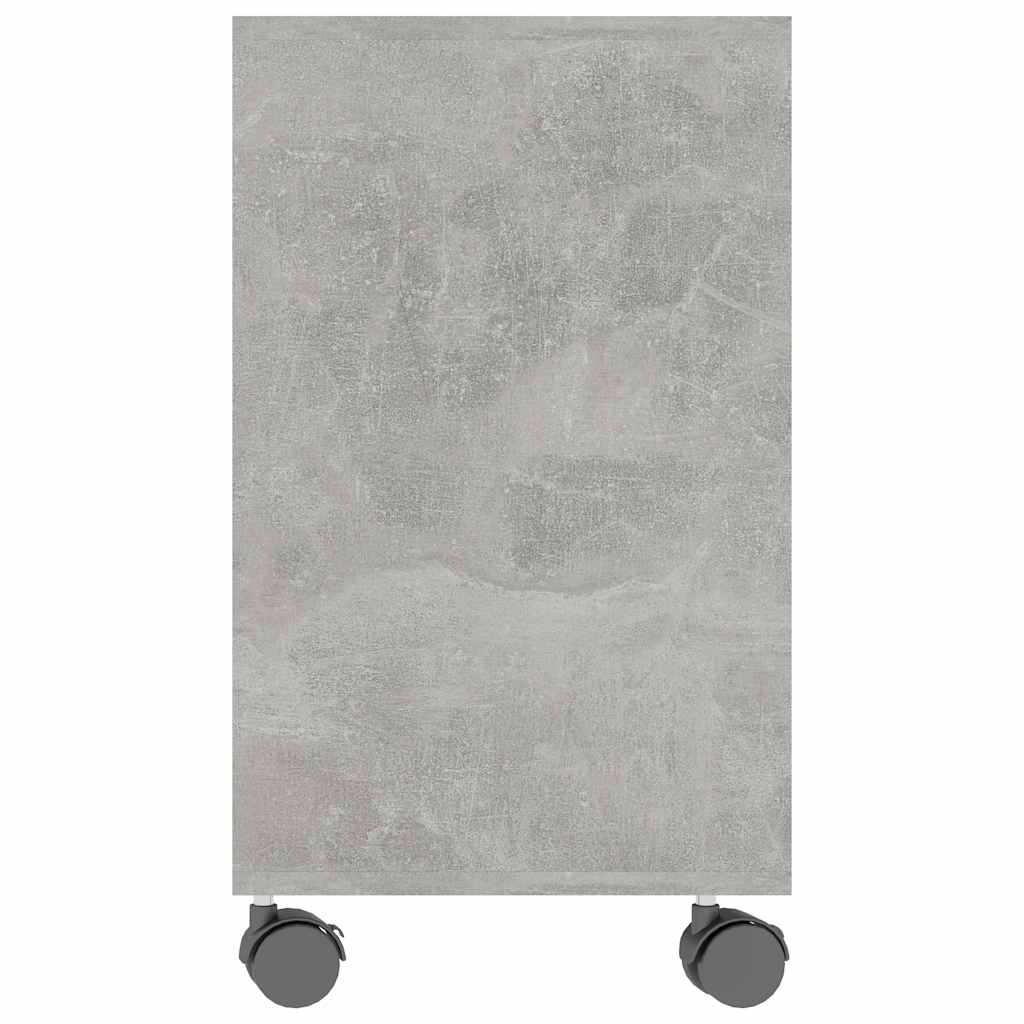 Table d'appoint Gris béton 70x35x55 cm Bois d'ingénierie - XIOS