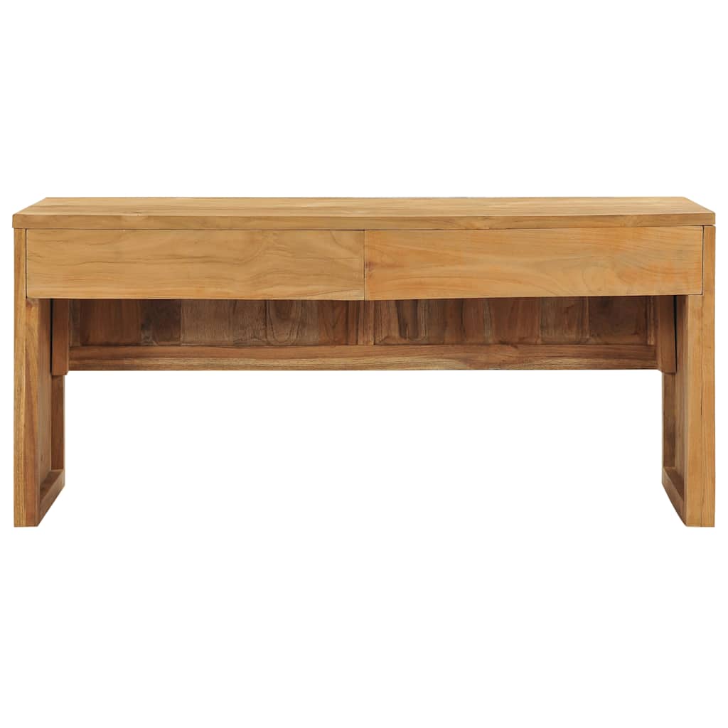 Meuble TV 100x35x45 cm Bois de teck massif - XIOS
