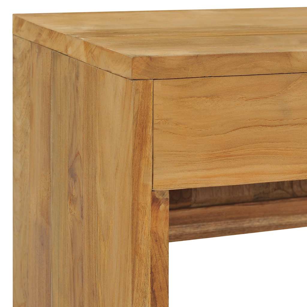 Meuble TV 100x35x45 cm Bois de teck massif - XIOS