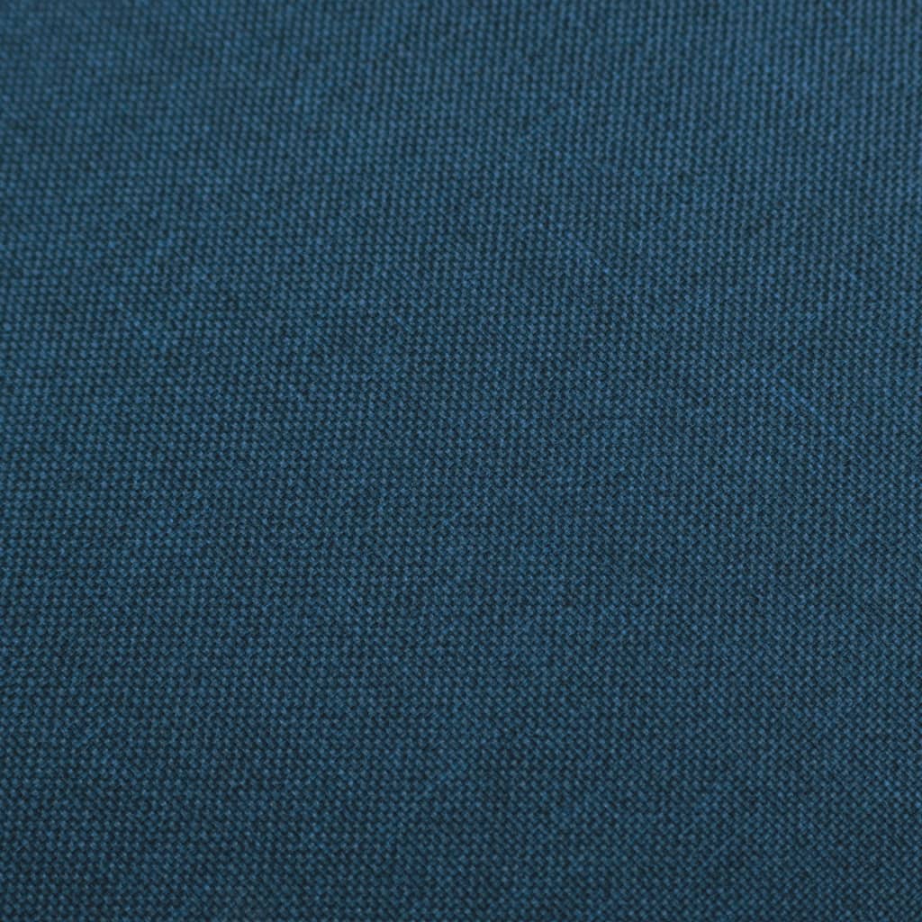 Tabourets de bar lot de 2 bleu tissu - XIOS