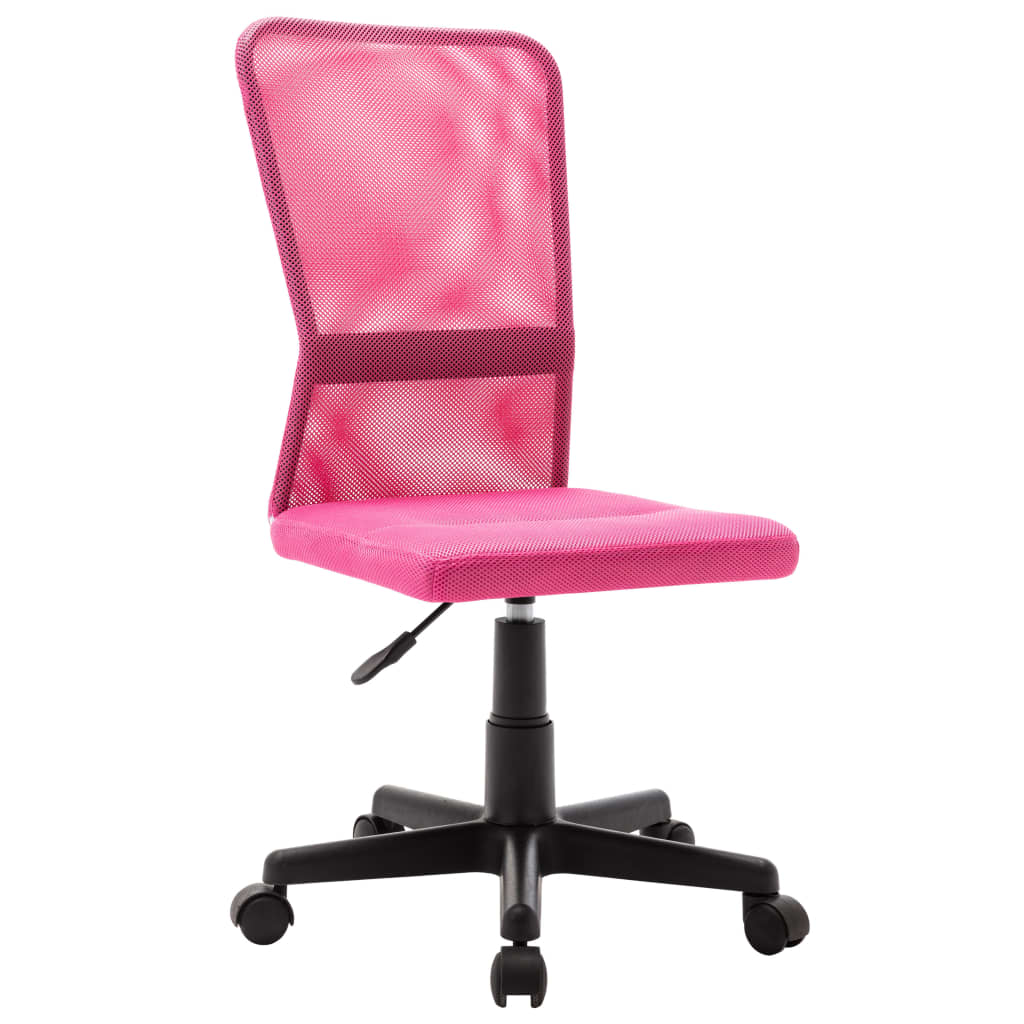 Chaise de bureau Rose 44x52x100 cm Tissu en maille Chaises de bureau vidaXL