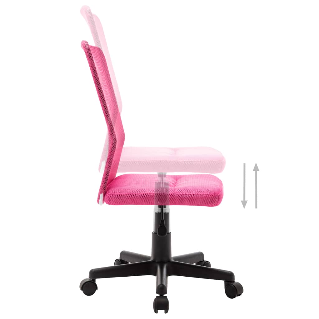 Chaise de bureau Rose 44x52x100 cm Tissu en maille XIOS