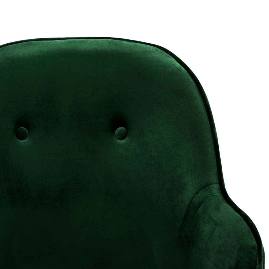Chaise à bascule Vert foncé Velours - XIOS