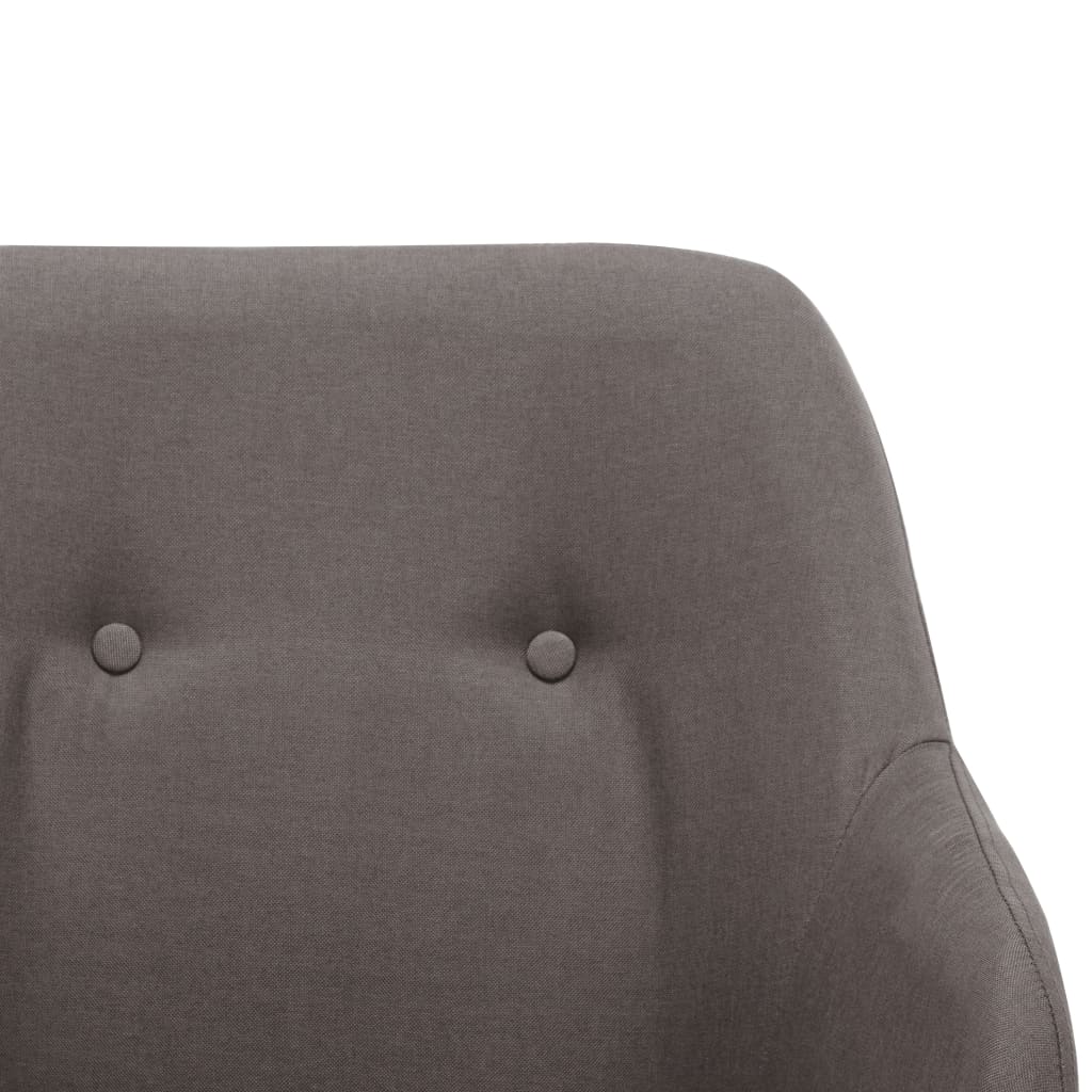 Chaise à bascule Gris clair Tissu - XIOS
