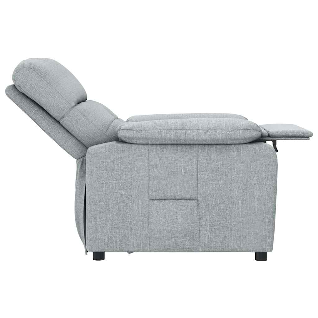 Fauteuil inclinable Gris clair Tissu - XIOS