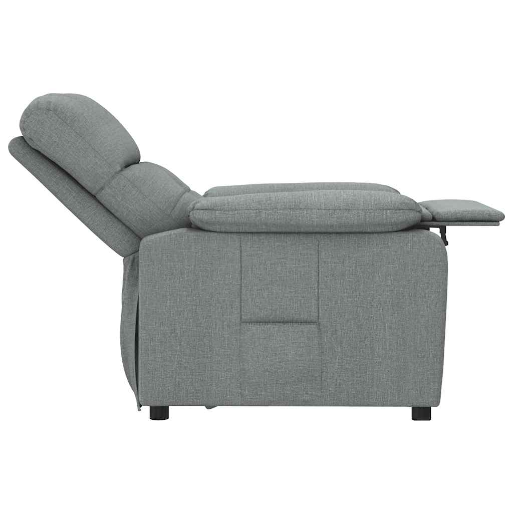 Fauteuil inclinable Gris foncé Tissu - XIOS