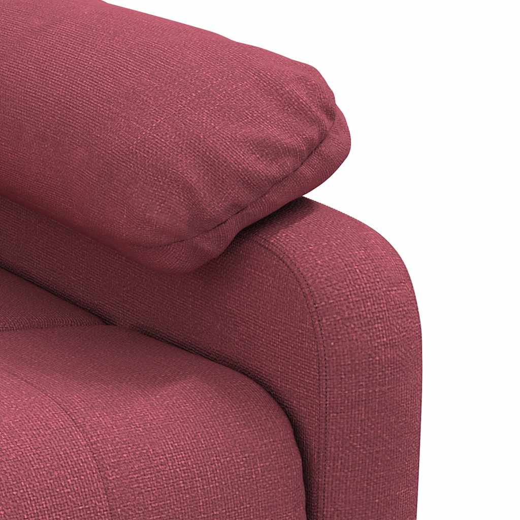 Fauteuil inclinable Rouge bordeaux Tissu - XIOS