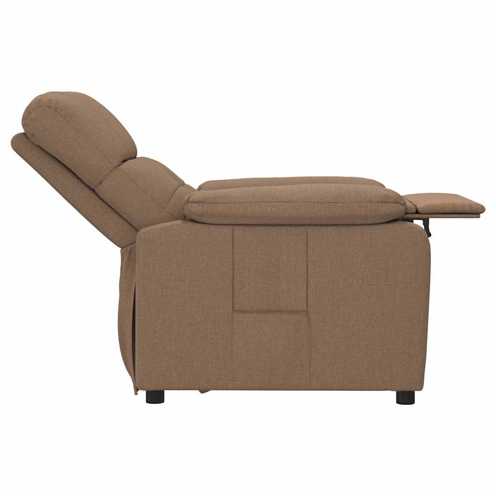 Fauteuil inclinable Marron Tissu - XIOS