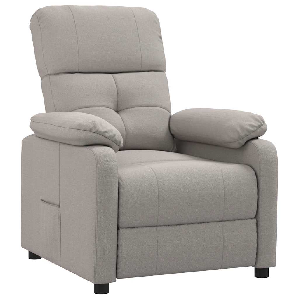 Fauteuil inclinable Taupe Tissu - XIOS