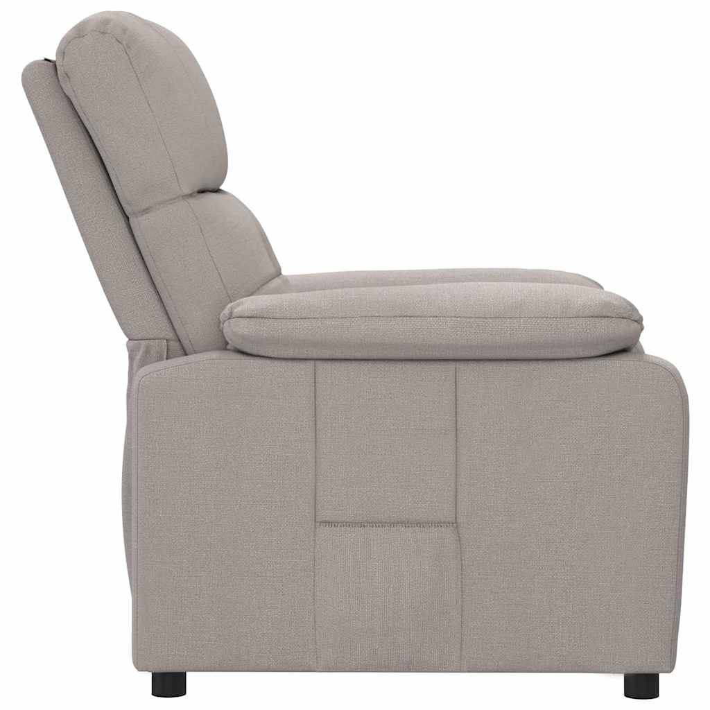 Fauteuil inclinable Taupe Tissu - XIOS