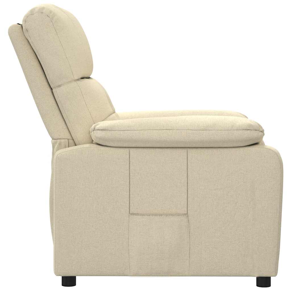 Fauteuil inclinable Crème Tissu - XIOS