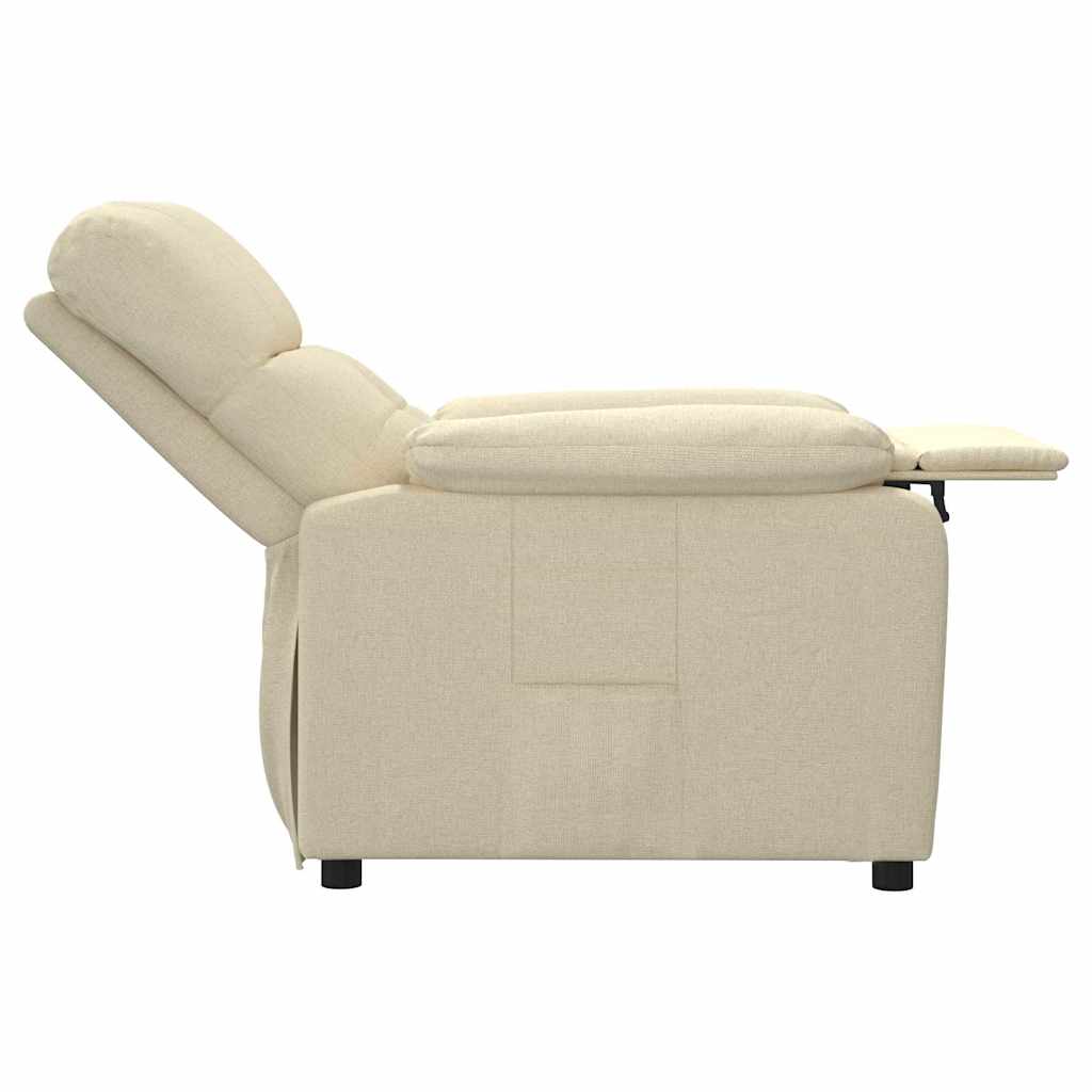 Fauteuil inclinable Crème Tissu - XIOS