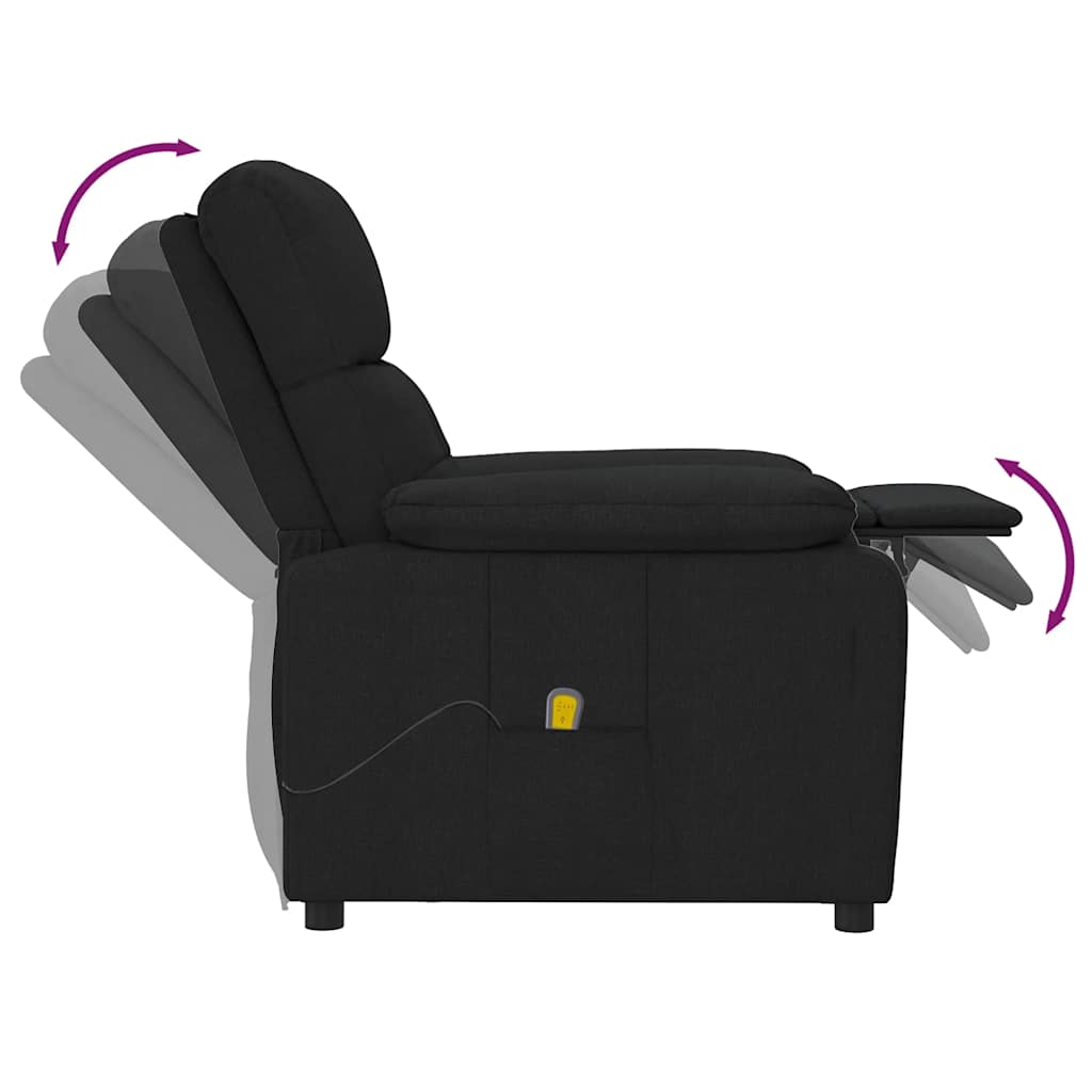 Fauteuil de massage Noir Tissu - XIOS