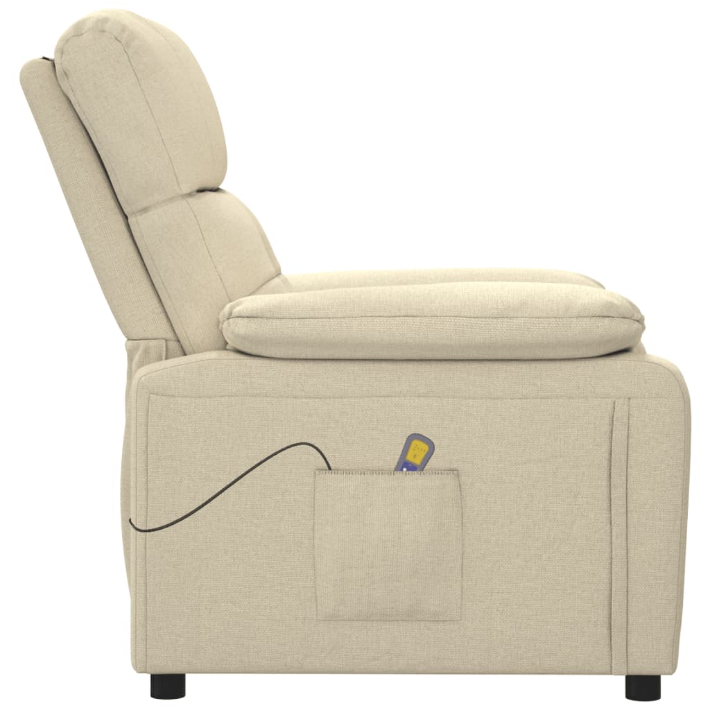 Fauteuil de massage Crème Tissu - XIOS