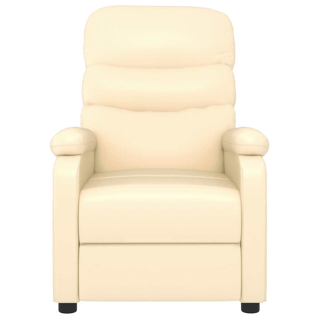 Fauteuil inclinable Crème Similicuir - XIOS