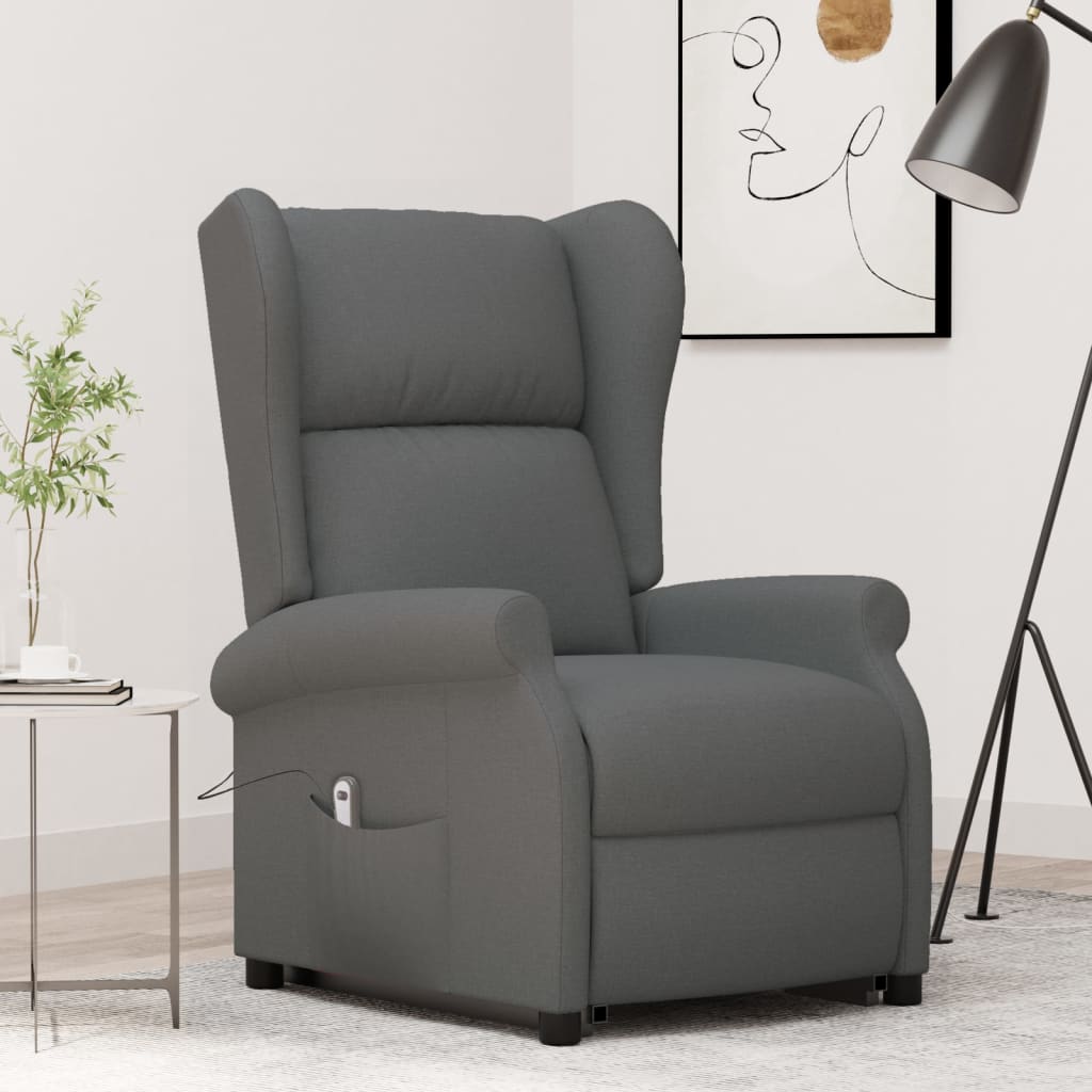 Fauteuil Gris foncé Tissu - XIOS