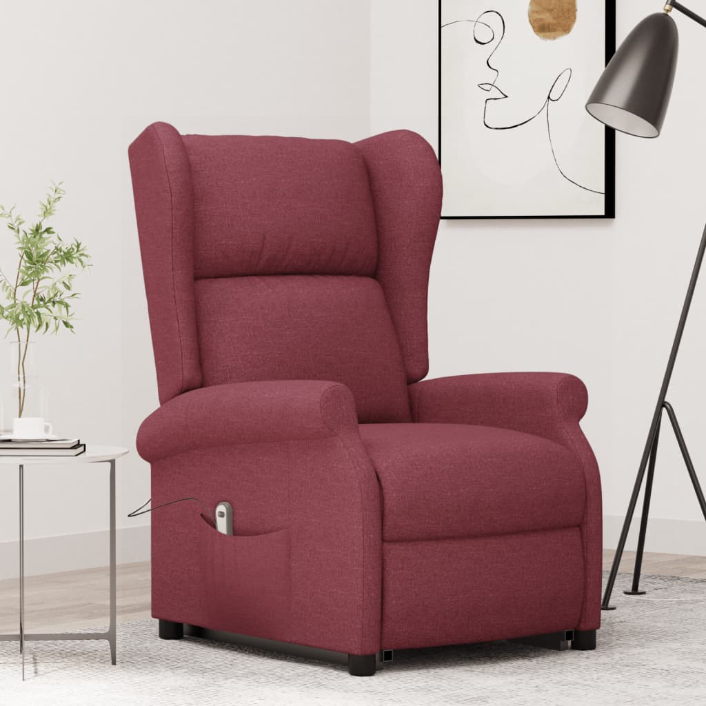 Fauteuil Rouge bordeaux Tissu - XIOS
