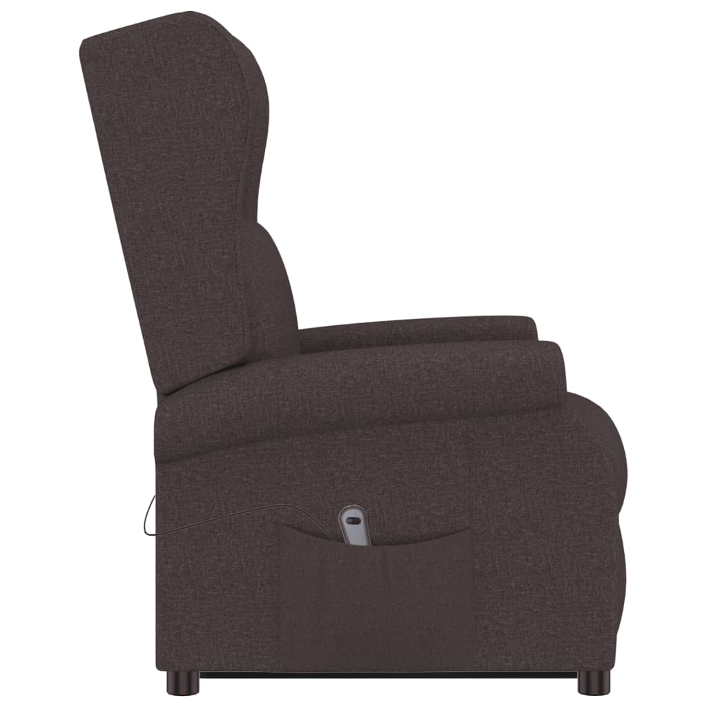 Fauteuil Marron foncé Tissu - XIOS