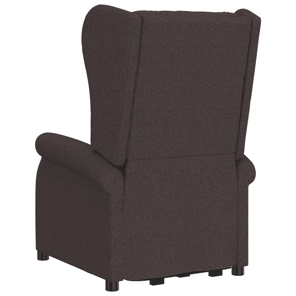 Fauteuil Marron foncé Tissu - XIOS