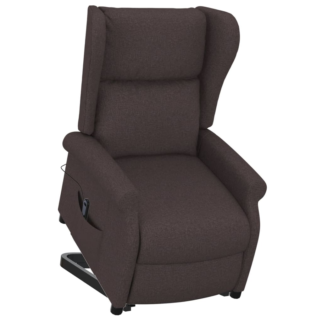 Fauteuil Marron foncé Tissu - XIOS