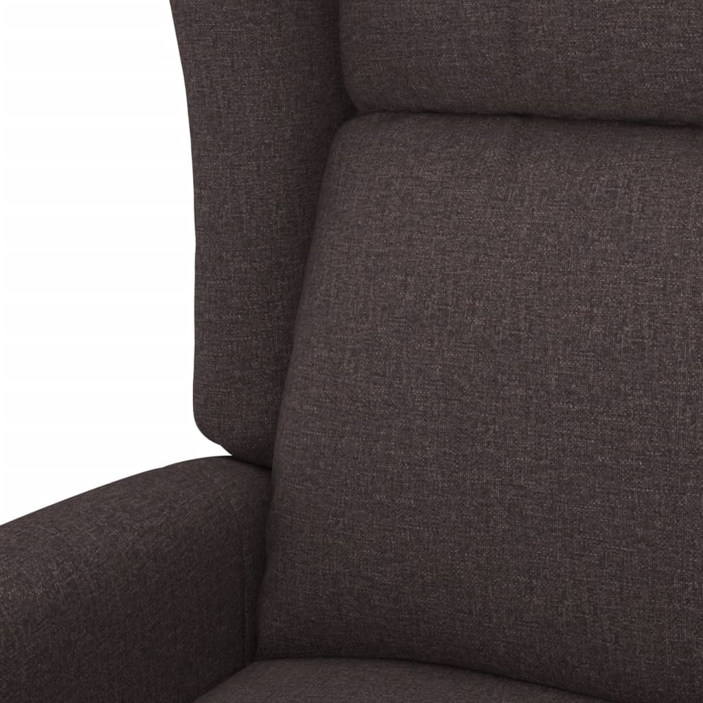 Fauteuil Marron foncé Tissu - XIOS