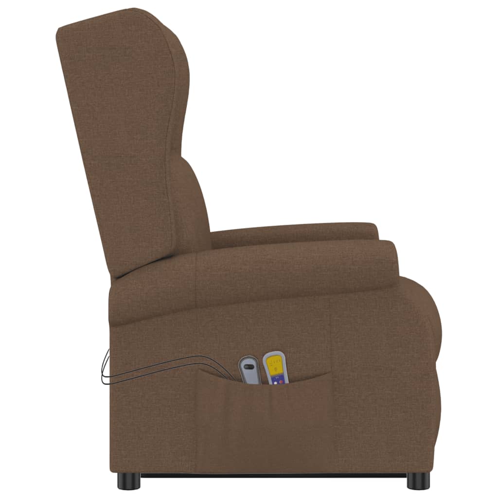 Fauteuil de massage Marron Tissu