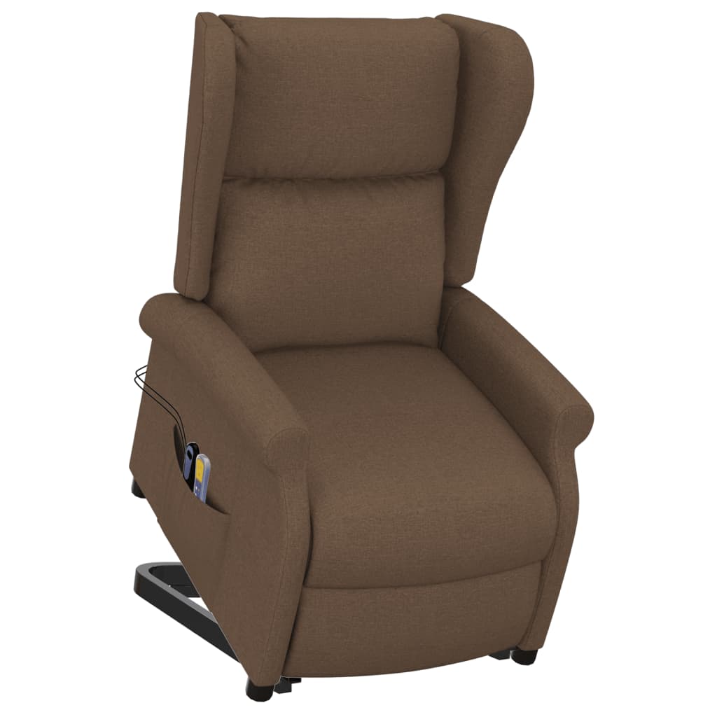 Fauteuil de massage Marron Tissu