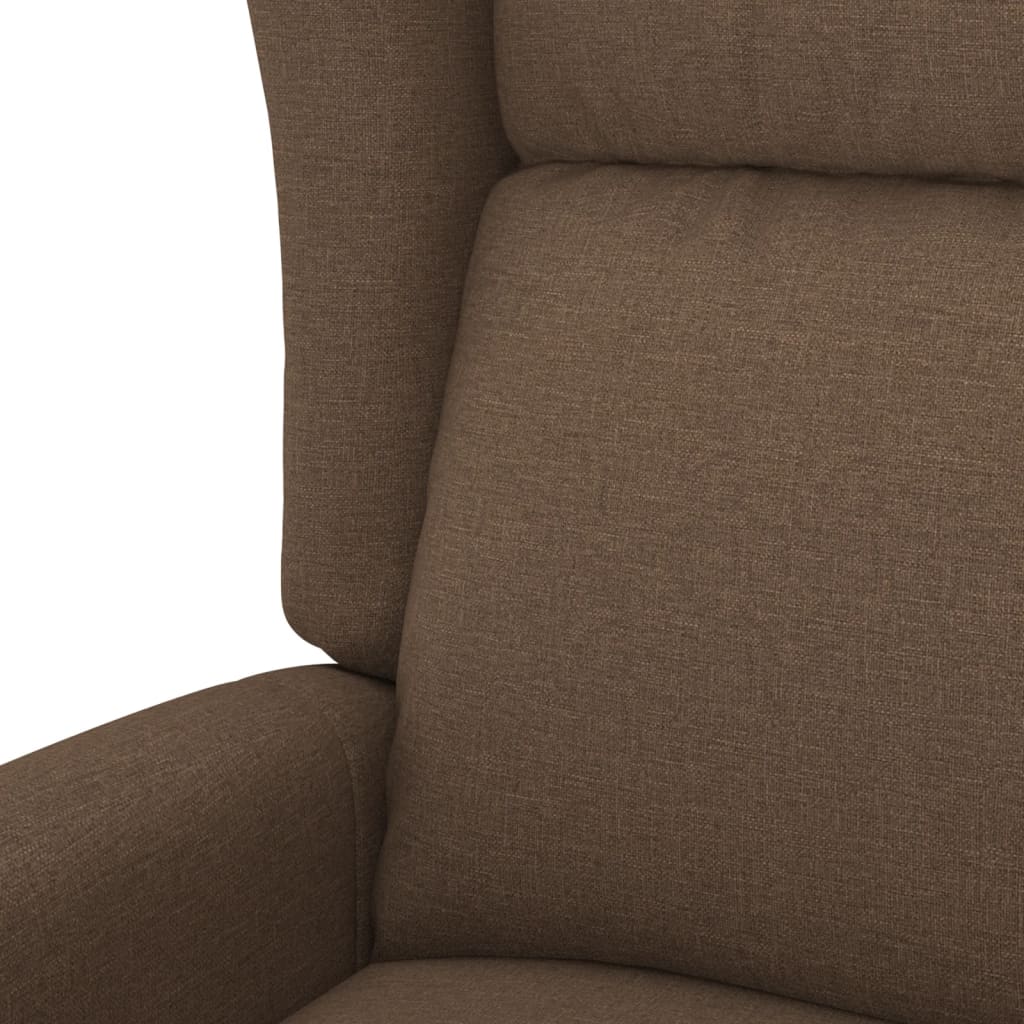 Fauteuil de massage Marron Tissu