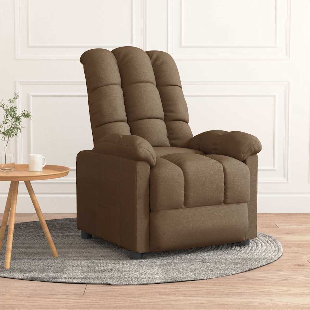 Fauteuil inclinable Marron Tissu - XIOS