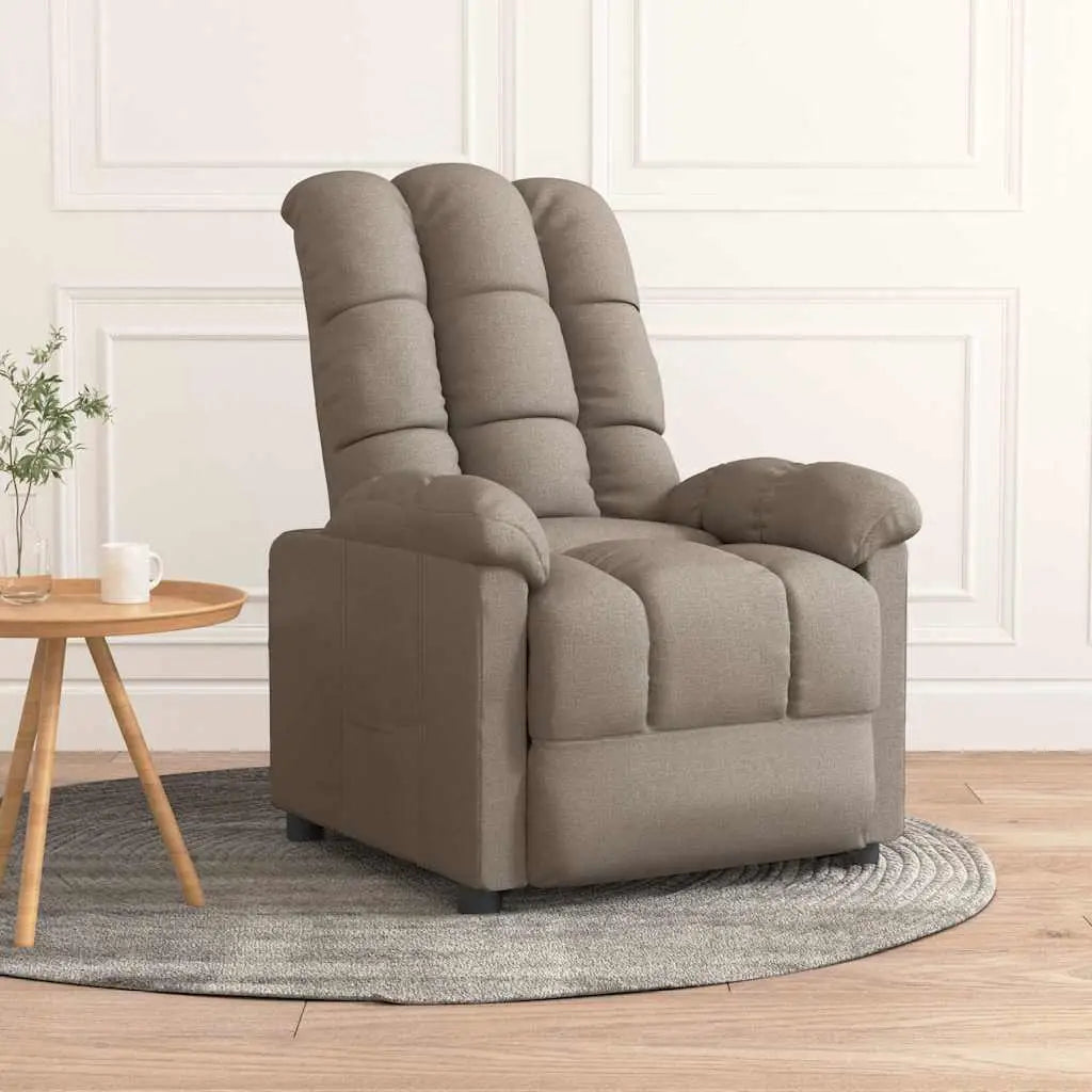Fauteuil inclinable Taupe Tissu - XIOS